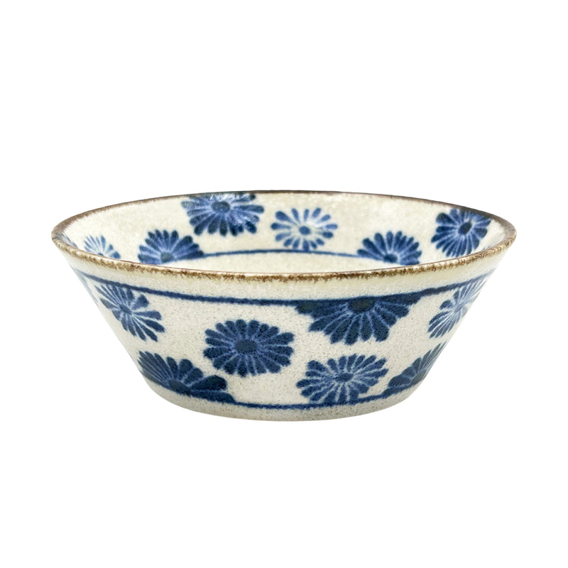 Japanese Ceramic Cereal Bowl PAIKAJI 13.5cm Hana