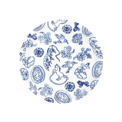 Maebata Dinner Plate 24.5cm Brooches Made In Japan