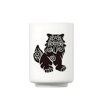 Hot Water Color Change Tea Cup Series Blue Lion