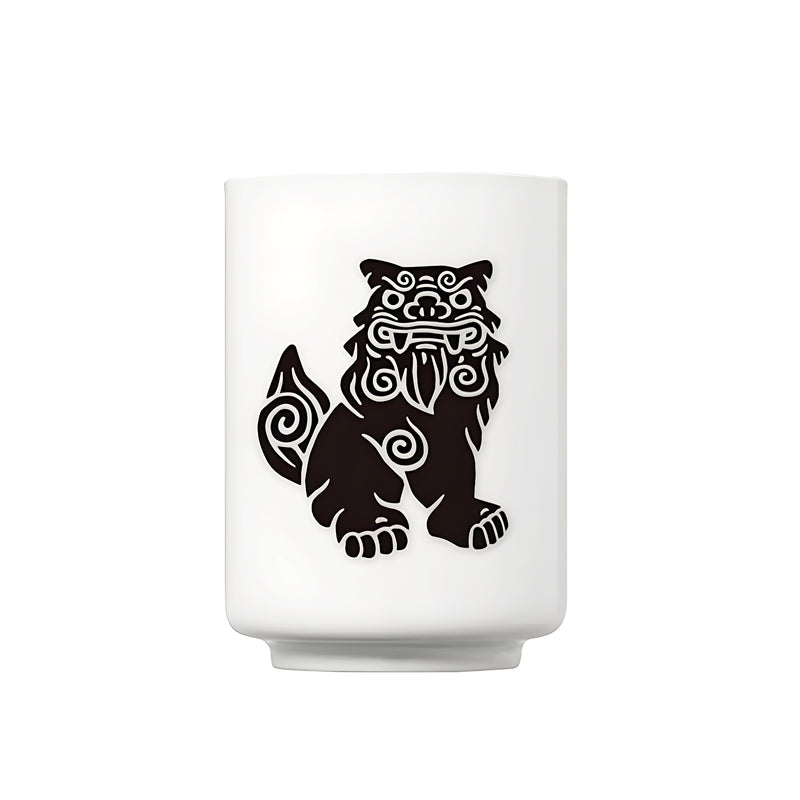 Hot Water Color Change Tea Cup Series Blue Lion