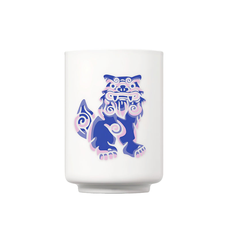 Hot Water Color Change Tea Cup Series Blue Lion