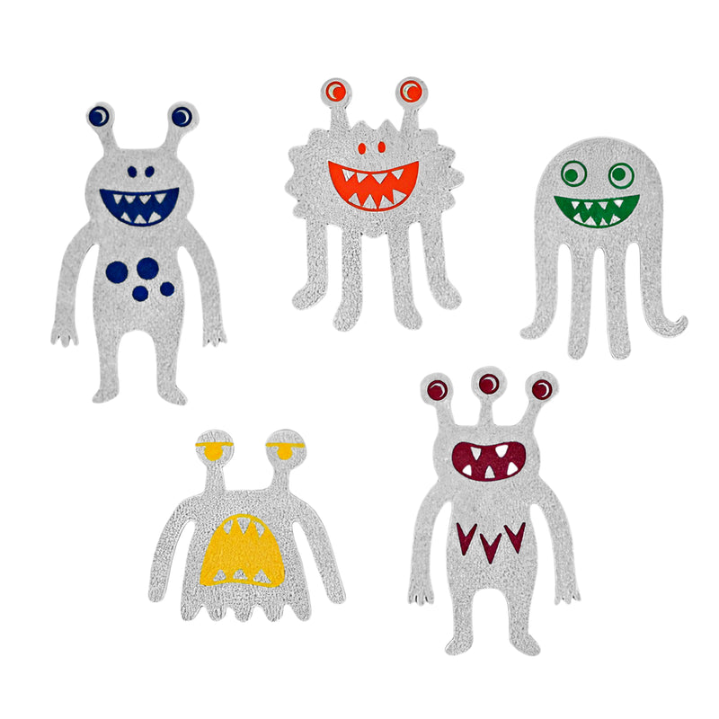 Monster Paper Clip Bookmark Series Grey