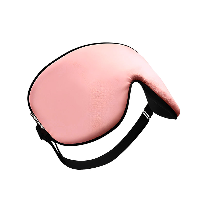 Urban Forest Tree Inflatable Neck Pillow & Eyeshade Set Sakura Pink