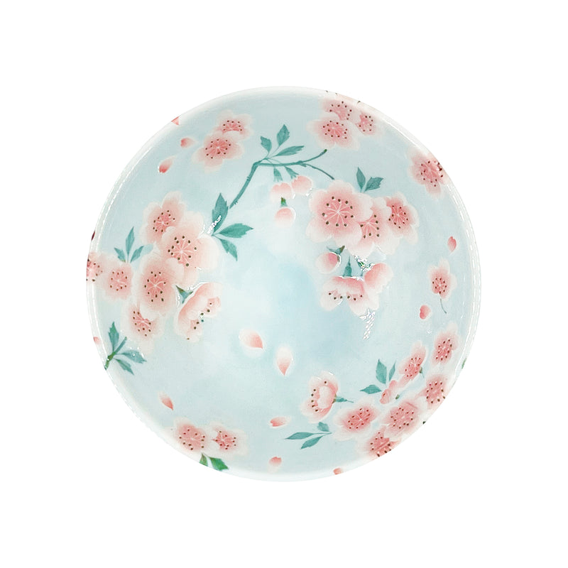 Japanese Ceramic Rice Bowl 14cm Cherry Blossom