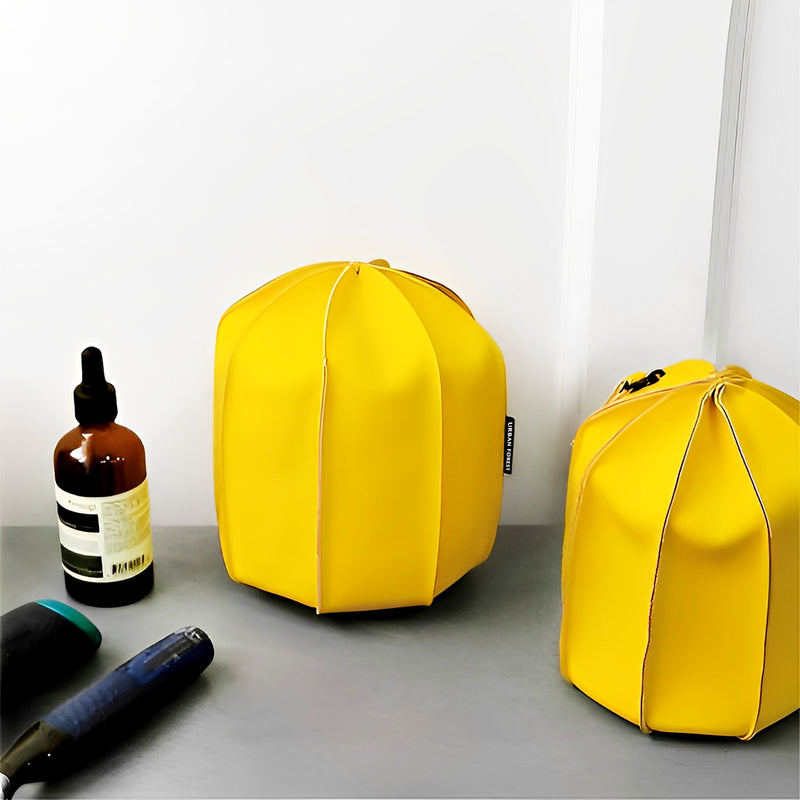 Urban Forest Large Cactus Toiletry Bag Yellow