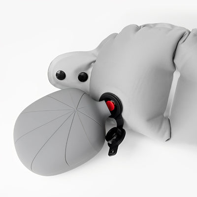 Urban Forest Tree Inflatable Neck Pillow Grey