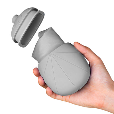 Urban Forest Tree Inflatable Neck Pillow Grey