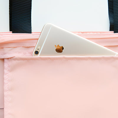 Urban Forest Foldable Tote Bag Meconopsis Pink