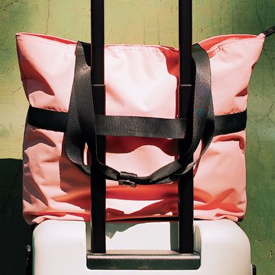 Urban Forest Foldable Tote Bag Meconopsis Pink