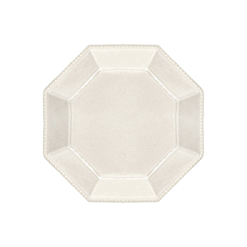 Minorutouki Mino Ware "Amy" Octagonal Serving Plate Cream 22cm