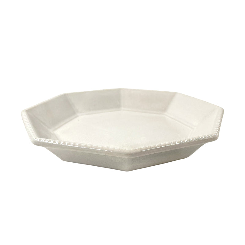 Minorutouki Mino Ware "Amy" Octagonal Serving Plate Cream 22cm