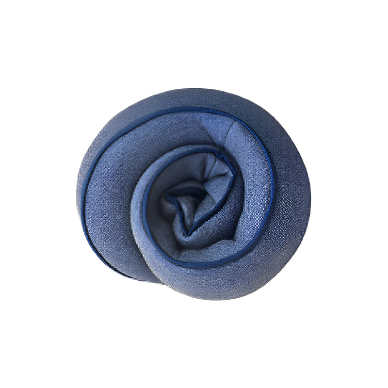 Urban Forest Blossom Neck Pillow & Eyeshade Travel Set Navy Blue