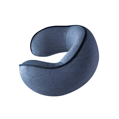 Urban Forest Blossom Neck Pillow & Eyeshade Travel Set Navy Blue