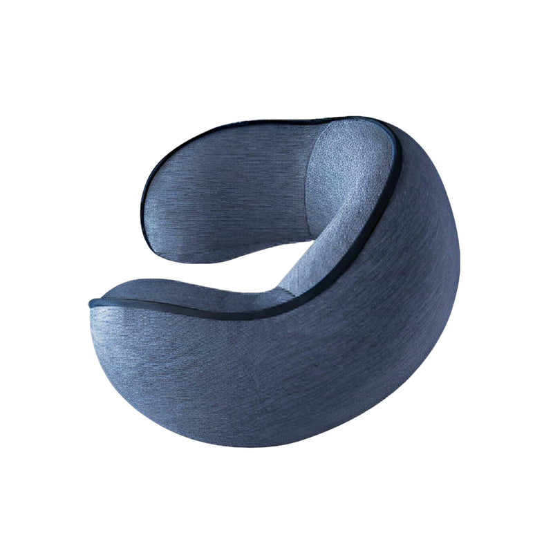 Urban Forest Blossom Neck Pillow & Eyeshade Travel Set Navy Blue