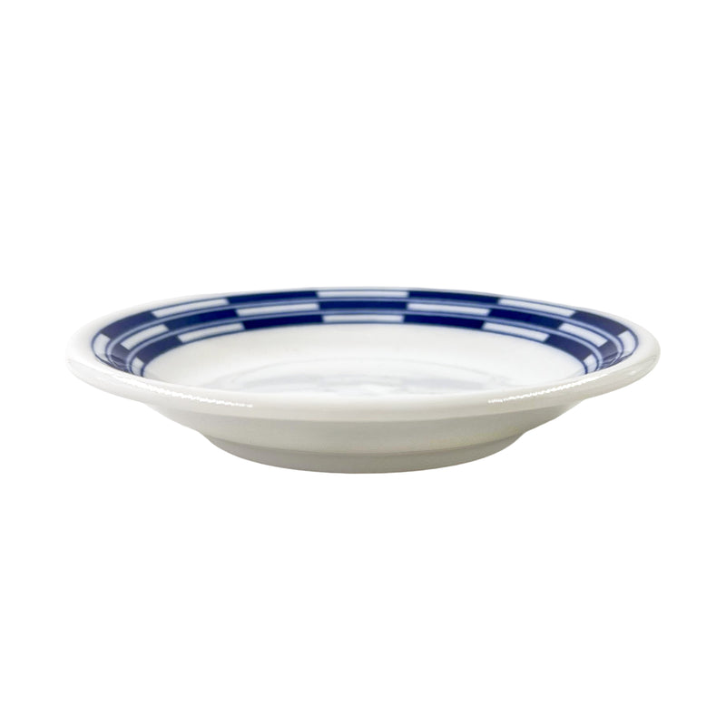 Japanese Sauce Dish 12cm Blue White